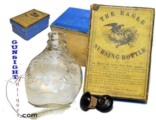 Mid 1800?s Nursing BOTTLE & BOX