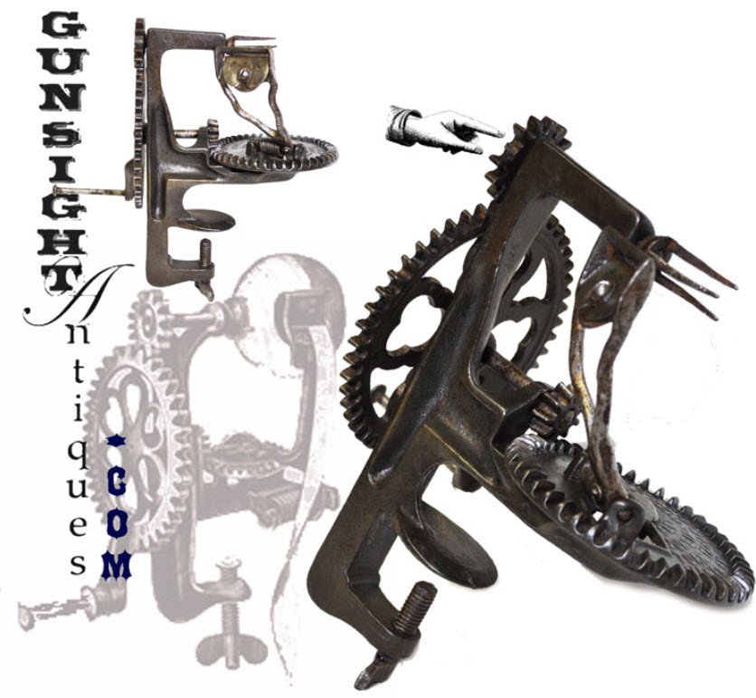Patent 1856 MECHANICAL APPLE PEELER - Image 2