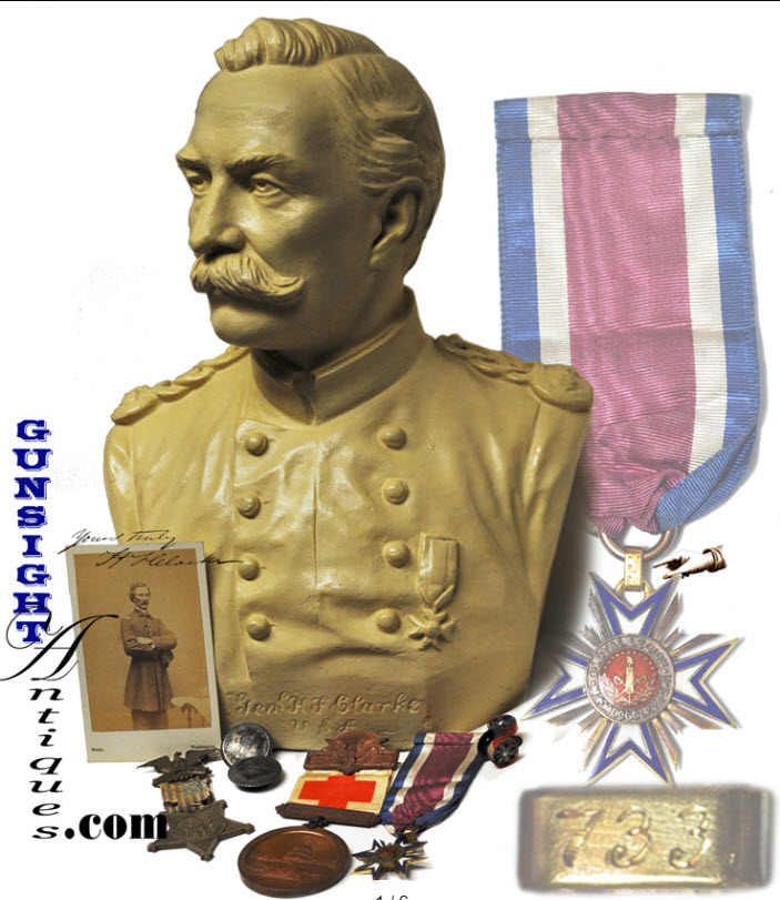 important - Union Mjr. Gen. Henry F. Clarke GROUPING