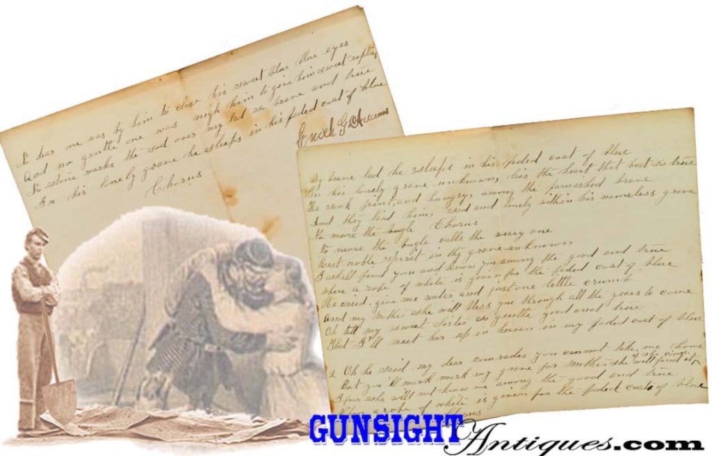 2nd New Hampshire soldier authored  - FALLEN SOLDIER - MEMORIAL RHYME