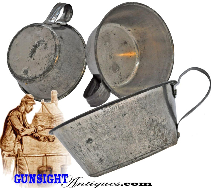 Civil War era TINNED IRON CUP