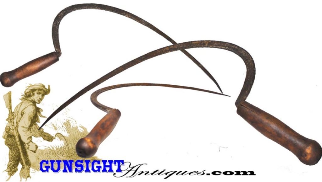 Original!  1700s / very early 1800s - forged HAND SICKLE / REAPING HOOK