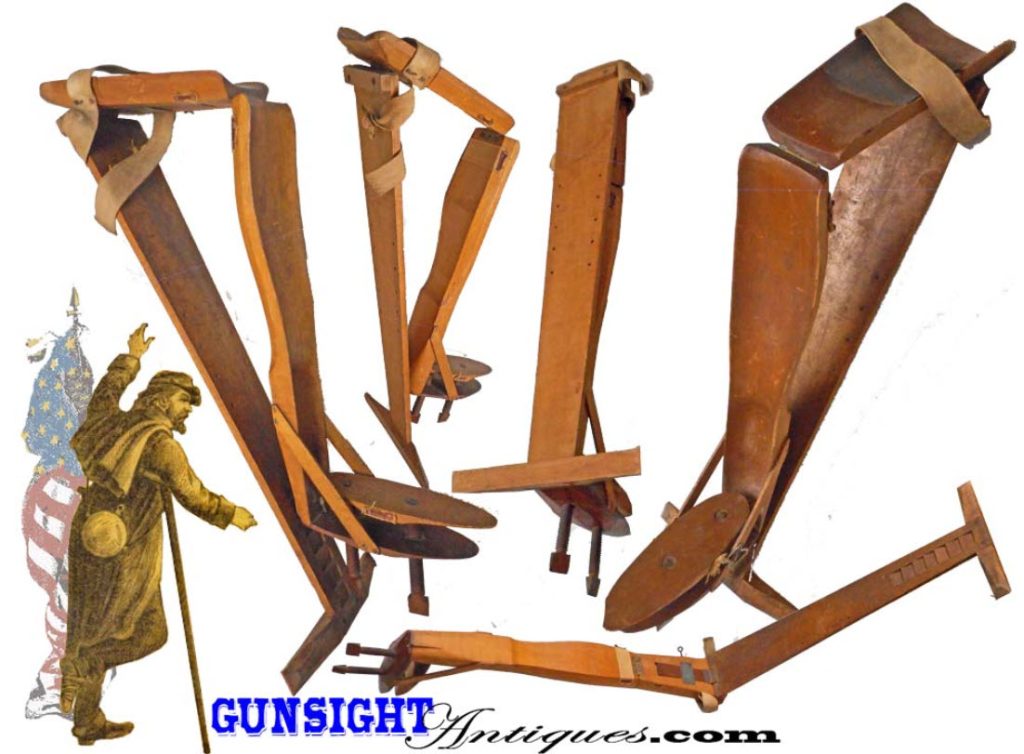 Day?s Patent Civil War vintage SURGICAL LEG SPLINT