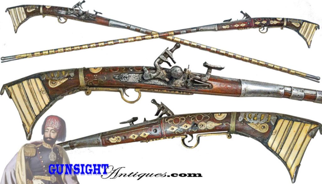 late 18th early 19 century – elaborately embellished - Miquelet-lock MUSKET