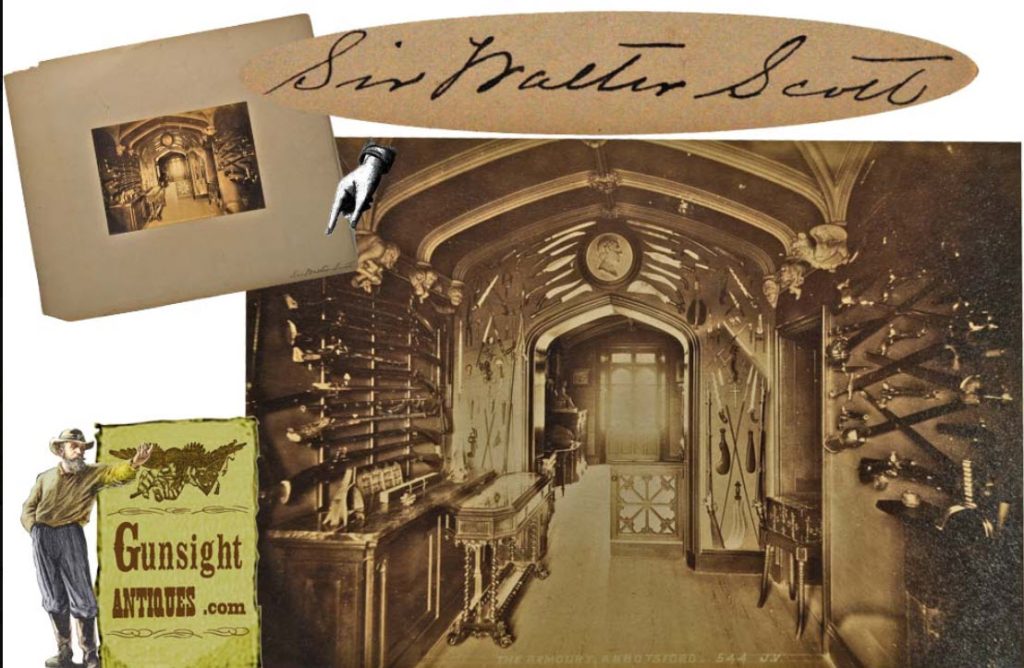 vintage Sir Walter Scott - ARMS COLLECTION PHOTO