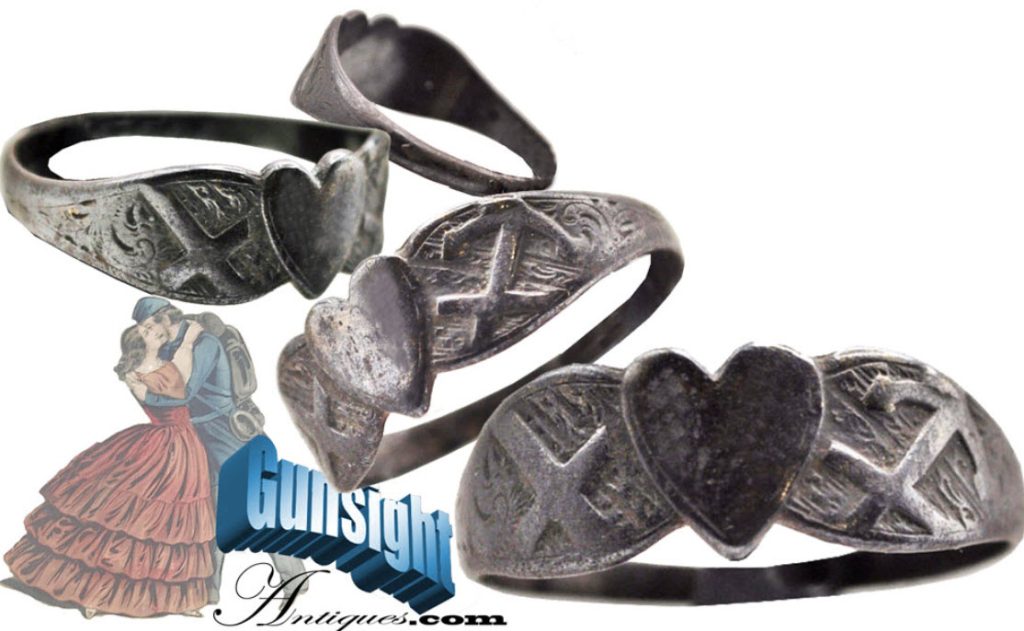 Civil War vintage - patriotic FRENDSHIP RING