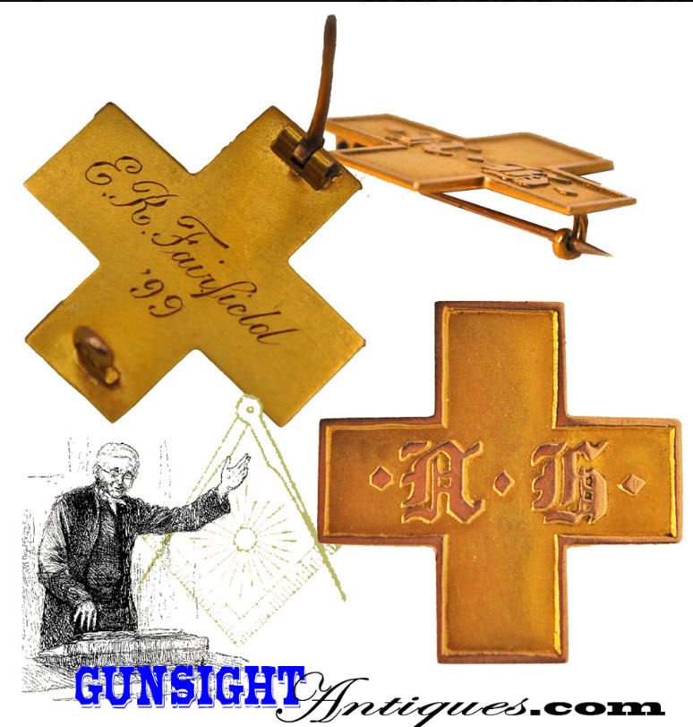 33rd N. Carolina Veteran's United Order of the Golden Cross device