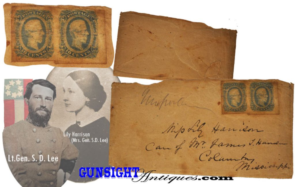 CS Postal Cover- to Daughter of CSA Congressman & wife to CSA Lt. Gen. Stephen D. Lee