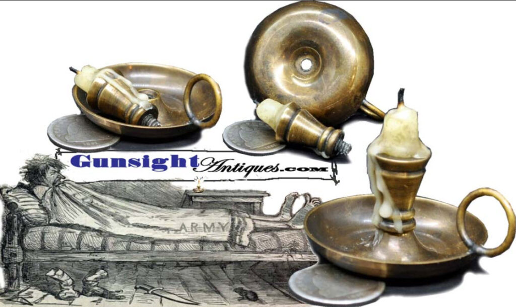 vintage take-down candlestick -   TRAVELING